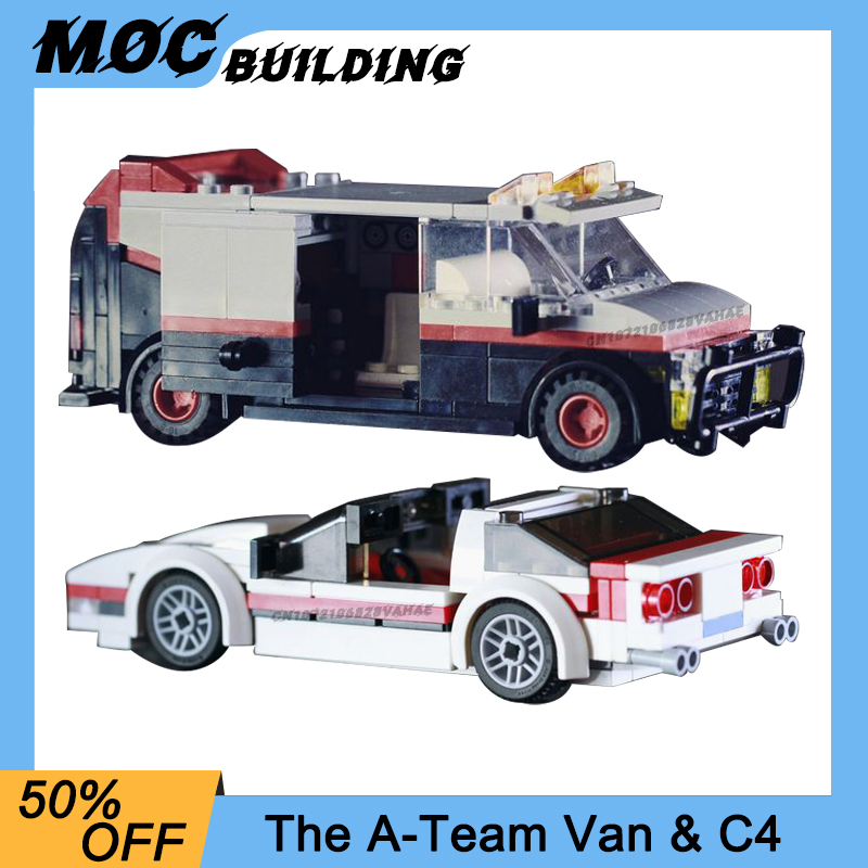 Tech Accessories Gifts - MOC-vehículo de Ciudad de TV clásico