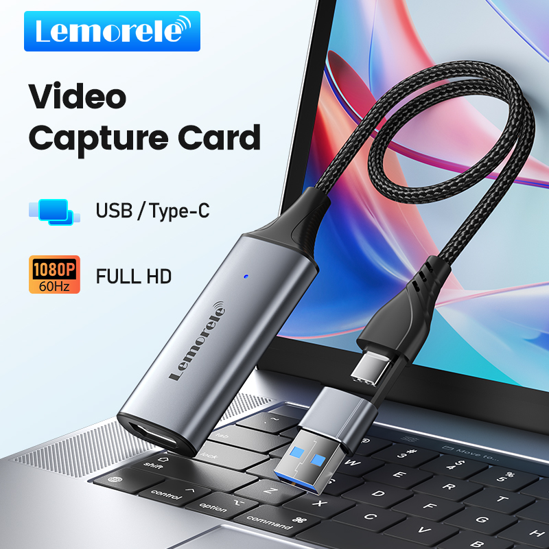 Usb C To Hdmi - Tarjeta de captura de vídeo Lemorele