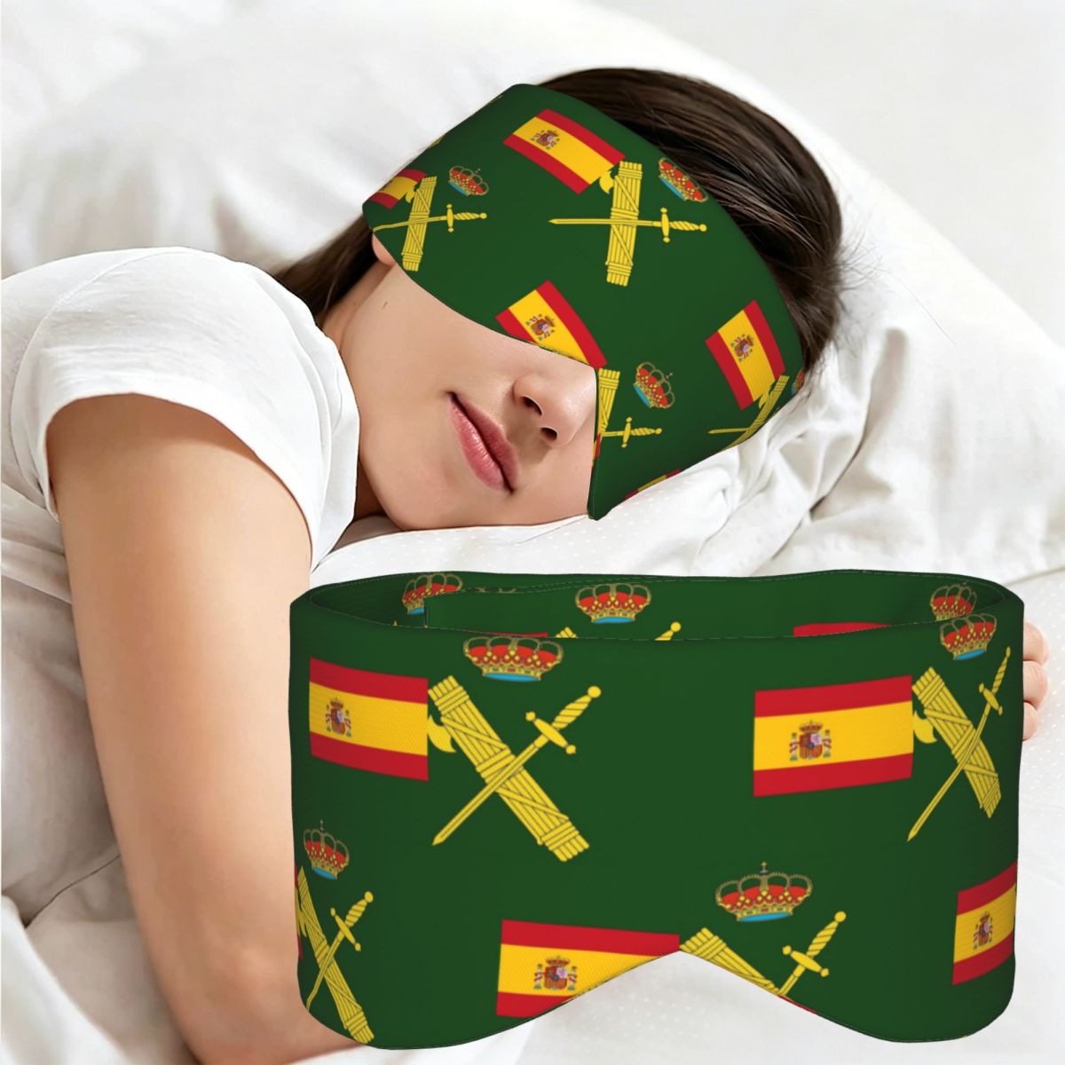 Tech Queen - Antifaz para dormir con emblema de