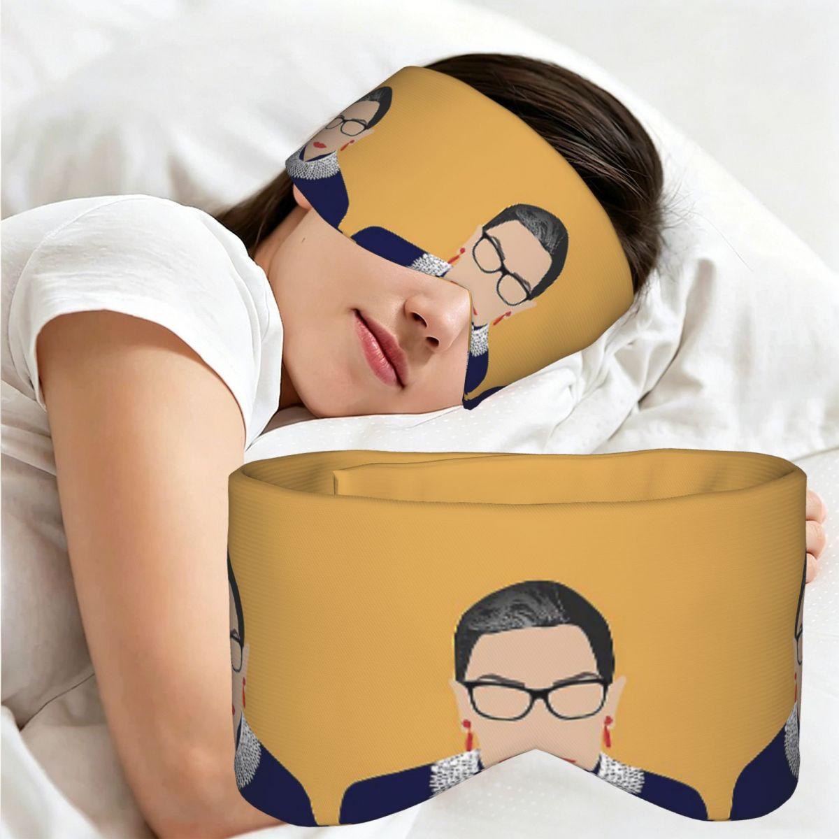 Tech Queen - Antifaz para dormir Ruth Bader Ginsburg,