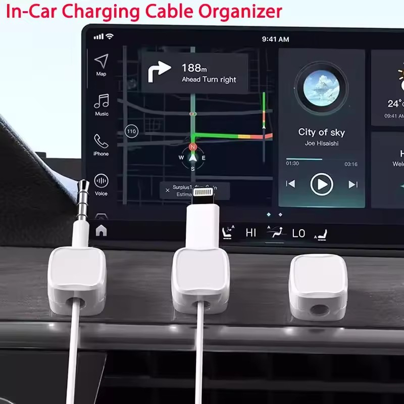Organizador de Cables Magnétic - Desk Cable Clip reseña y precio