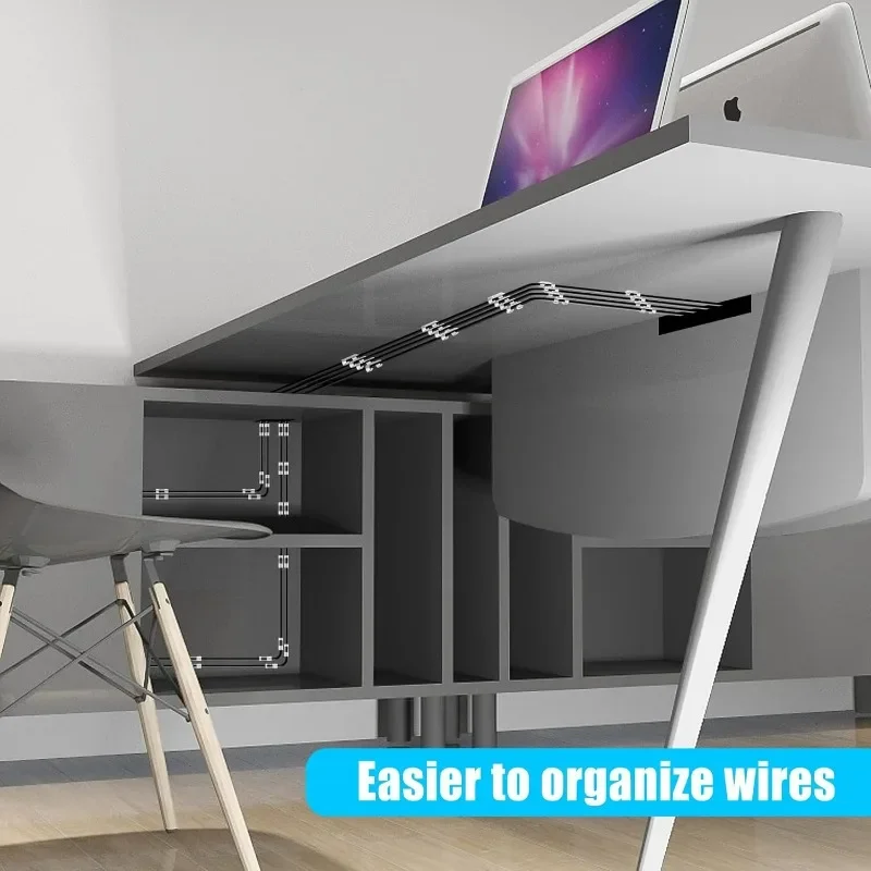 Soporte para Cables, Clips Adh - Desk Cable Clip reseña y precio