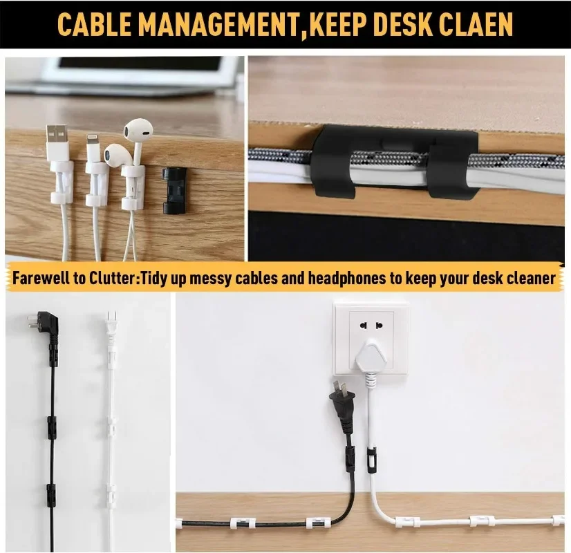 Soporte para Cables, Clips Adh - Desk Cable Clip reseña y precio