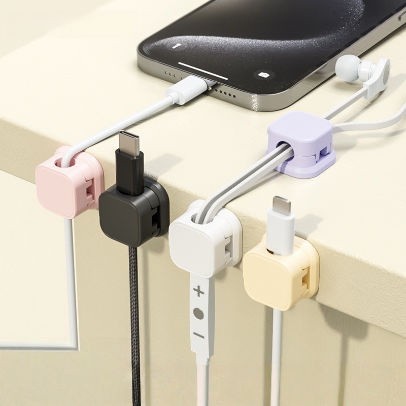 Clips Magnéticos Multicolores  - Desk Cable Clip reseña y precio