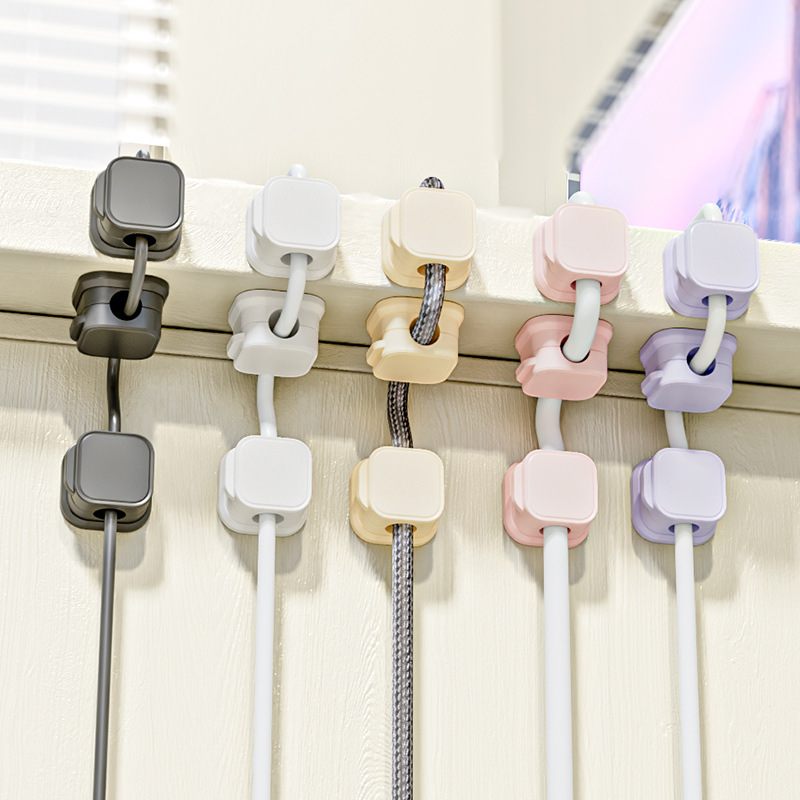 Clips Magnéticos Multicolores  - Desk Cable Clip reseña y precio