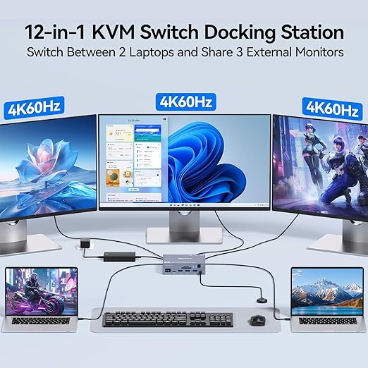 Conmutador KVM USB C para 3 Mo - Usb C To Hdmi reseña y precio